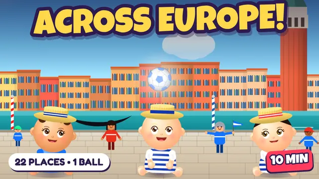 Keepy-Ups Across Europe! 22 Places, 1 Ball, 0 Drops?