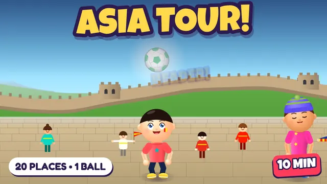 Keepy-Ups Across Asia! 20 Places, 0 Drops?