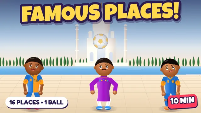 Keepy-Ups at the World's Most Famous Places! 16 Landmarks